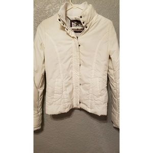 White puffer jacket